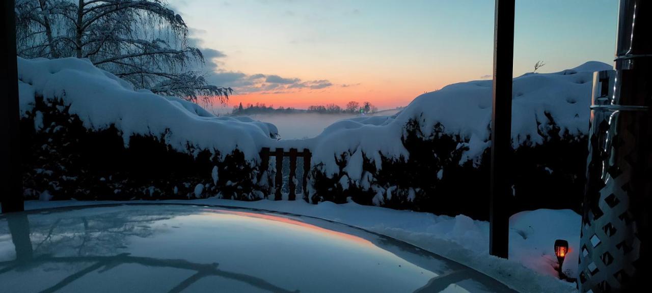 Au Chalet Bain Nordique Neuf Independant Calme Assure Haselbourg المظهر الخارجي الصورة